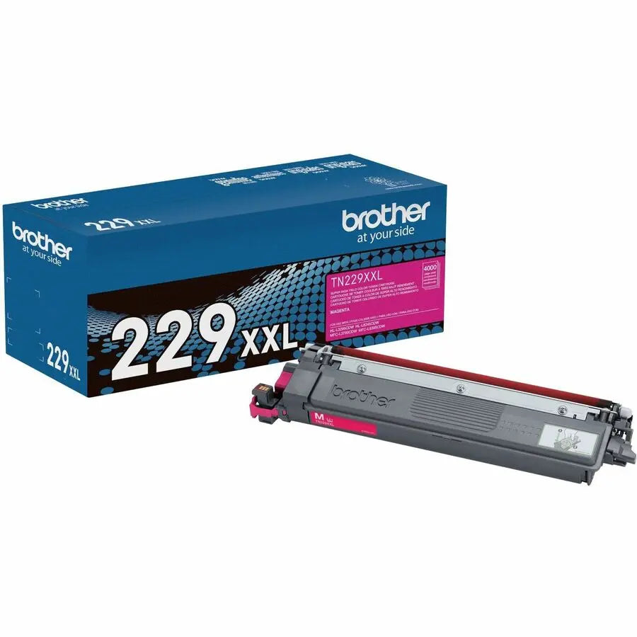 Brother TN229XXLM Super High-Yield Magenta Toner Cartridge for Brother Color Printers