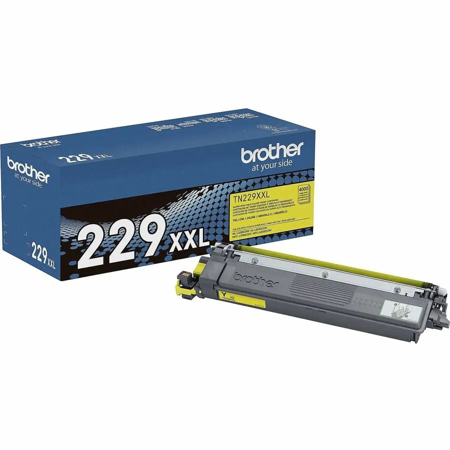 Brother TN229XXLY Super High-Yield Yellow Toner Cartridge for Color Laser Printers