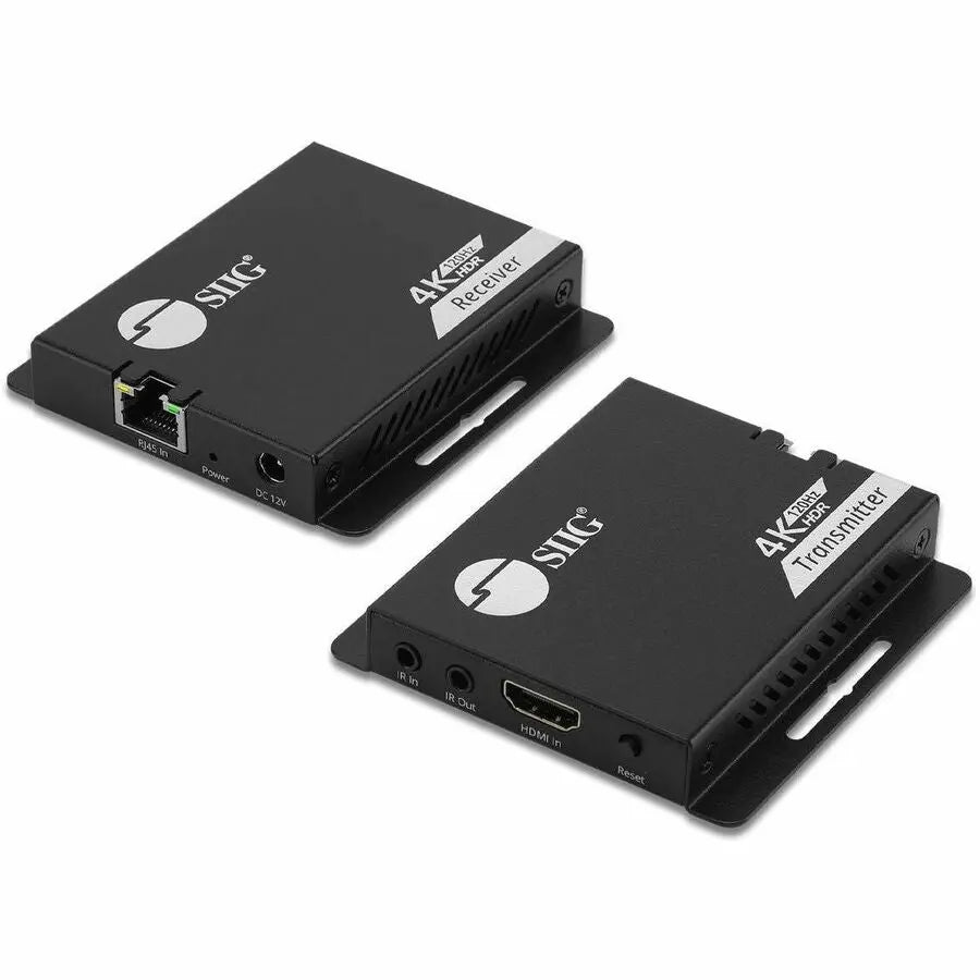 SIIG 4K120Hz HDMI Extender with IR - Supports 132ft Transmission, EDID, Nearly Zero Latency