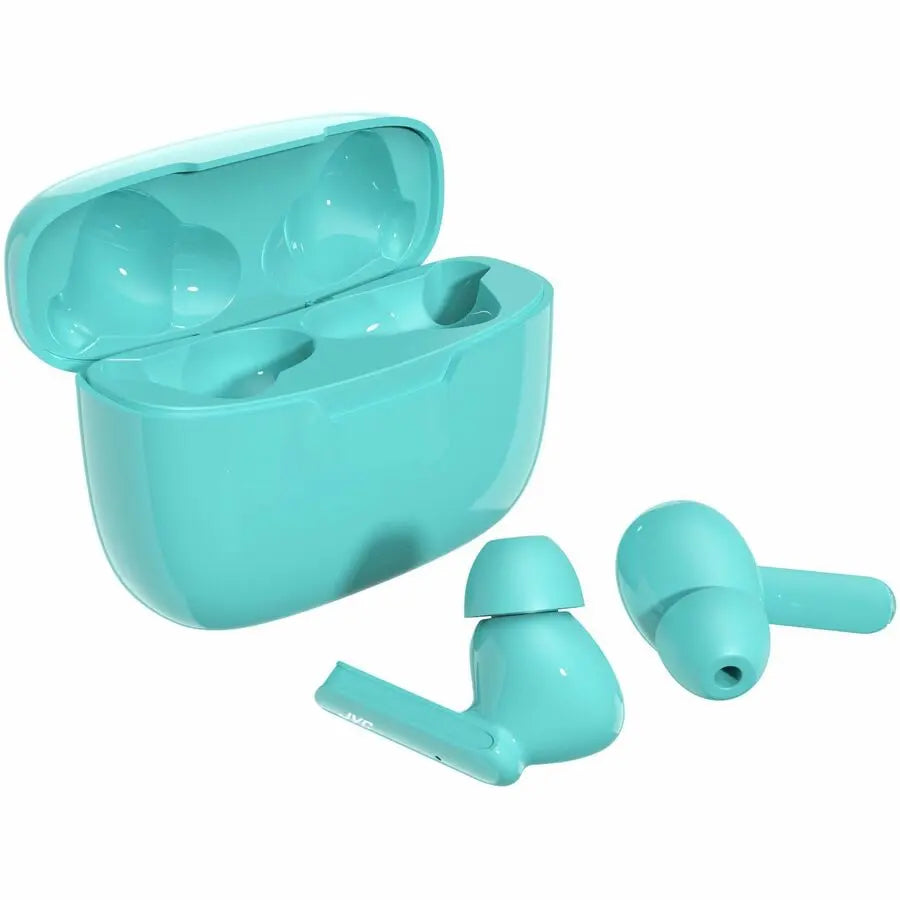 JVC Gumy Mini HA-D5TG Earset – Wireless In-Ear Earbuds with Stereo Sound, Sweat Resistance, and Portable Design