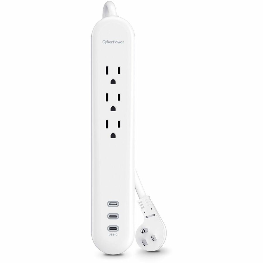 CyberPower P304UC3 Home & Office Surge Protector with 3 Outlets and USB-C Ports