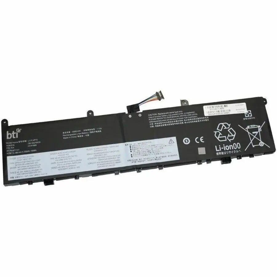 BTI 01YU911-BTI 15.36V 77Wh Lithium-Ion Battery for Lenovo ThinkPad P1 and X1 Extreme Series