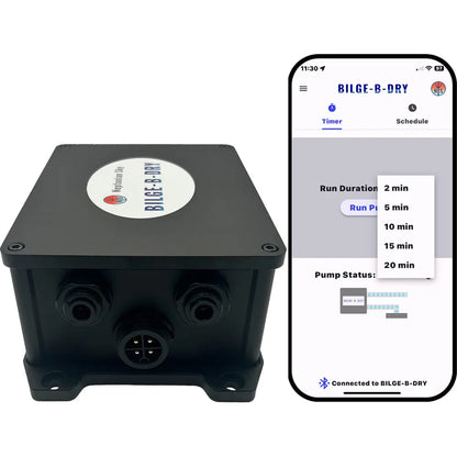 BILGE-B-DRY Single Pump 12VDC Marine Dry Bilge System with Smart Device Control