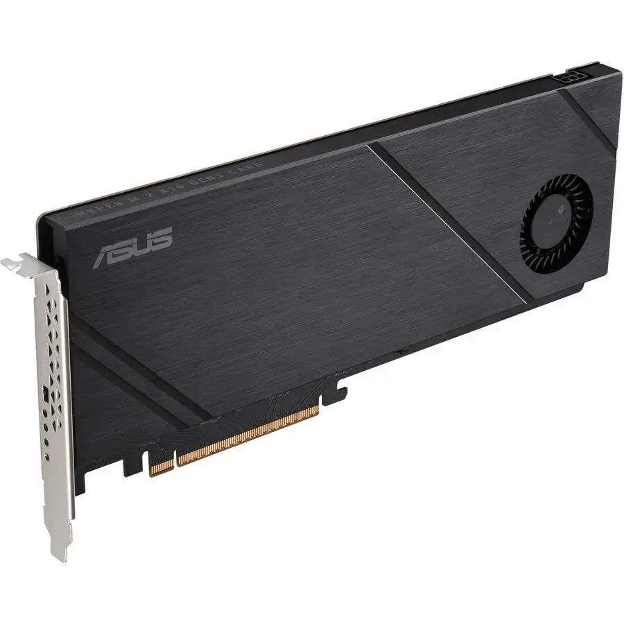 ASUS Hyper M.2 x16 Gen5 Card | PCIe 5.0 M.2 to PCIe Adapter with RAID Support and Advanced Cooling by ASUS Computer International
