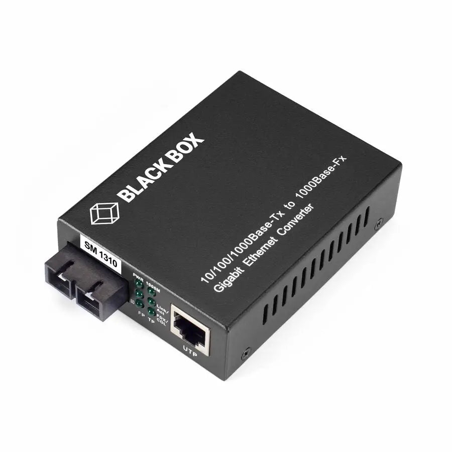 Black Box LGC212AR2 Pure Networking Transceiver/Media Converter for Ethernet to Fiber Conversion