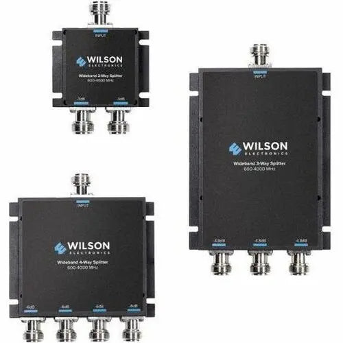 Wilson Electronics 859112 -4.8 dB 3-Way Signal Splitter for 600-4000 MHz