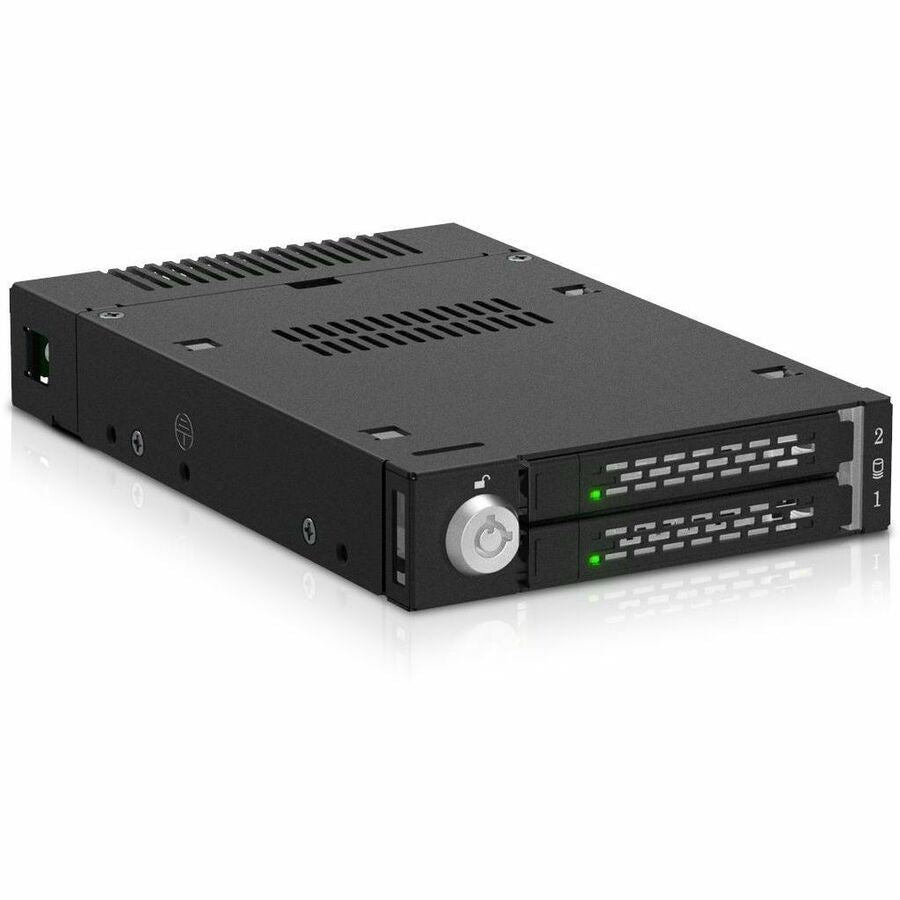 ICY DOCK ToughArmor MB834MK-B V2 2-Bay M.2 NVMe SSD PCIe 4.0 Mobile Rack Enclosure