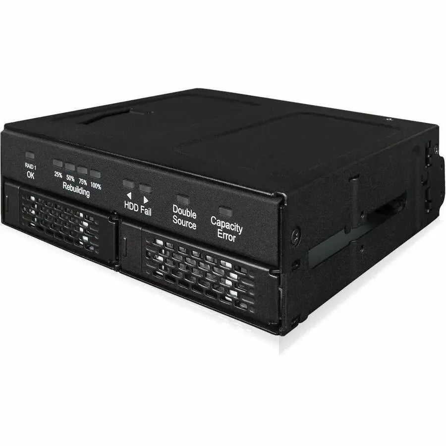 ICY DOCK ToughArmor RAID MB902SPR-B Dual Bay Removable Drive Enclosure with Hardware RAID 1 Support