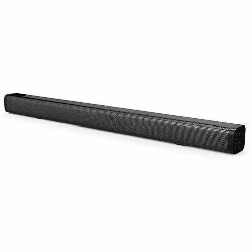Supersonic SC-1420SB 2.0-Channel Bluetooth Soundbar with Optical Input and Dual Aux Inputs