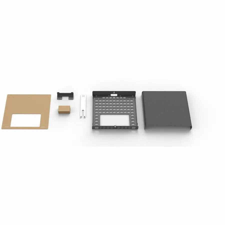Heckler Design AV Credenza Mini Wall Mount for Video Conference Equipment - Black Gray