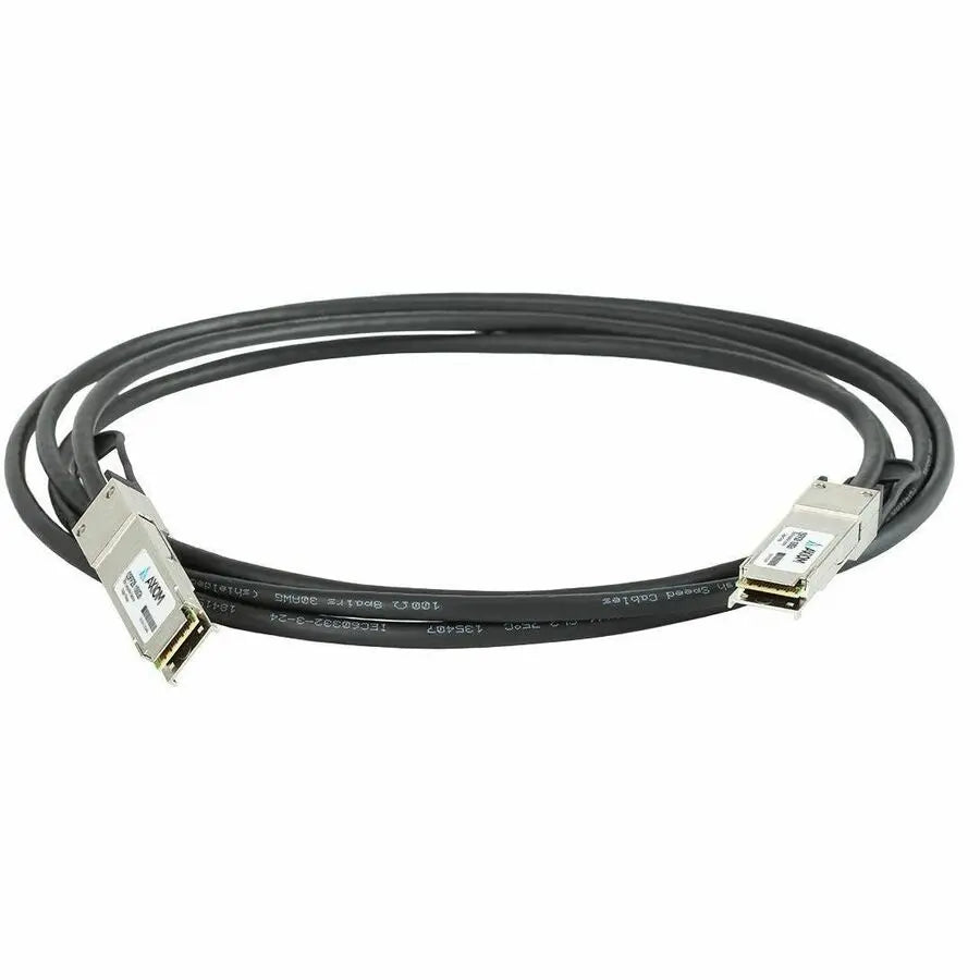 Axiom 100GBASE-CR4 QSFP28 Passive DAC Cable 2m – Compatible with Routers and OEM Networks