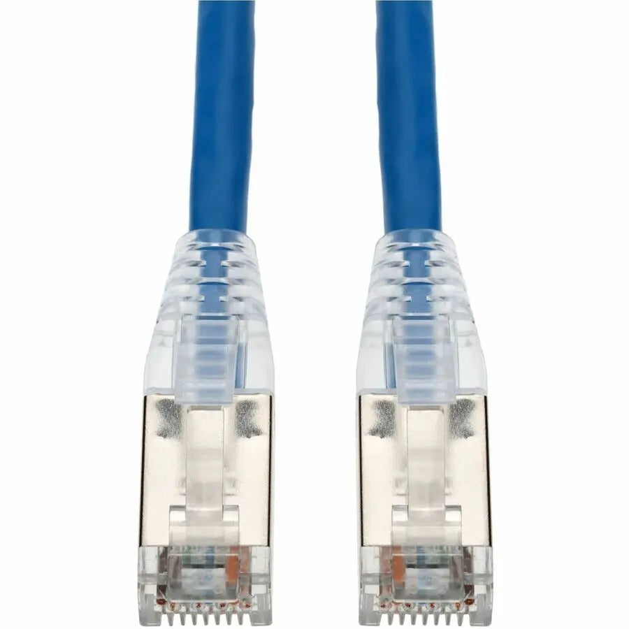 ADDON 160ft Blue CAT 6A Shielded PVC Ethernet Cable with Snagless RJ-45 Connectors