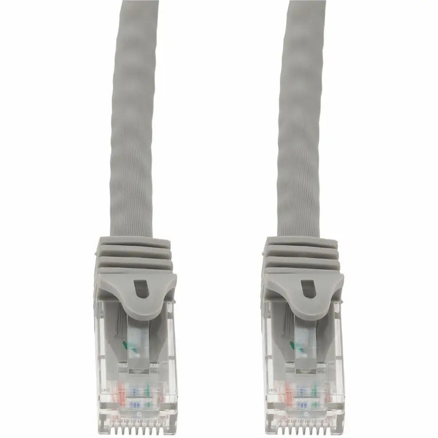 AddOn 1ft Gray CAT 6 PVC Ethernet Cable Snagless Easy Boot RJ-45 Male-to-Male