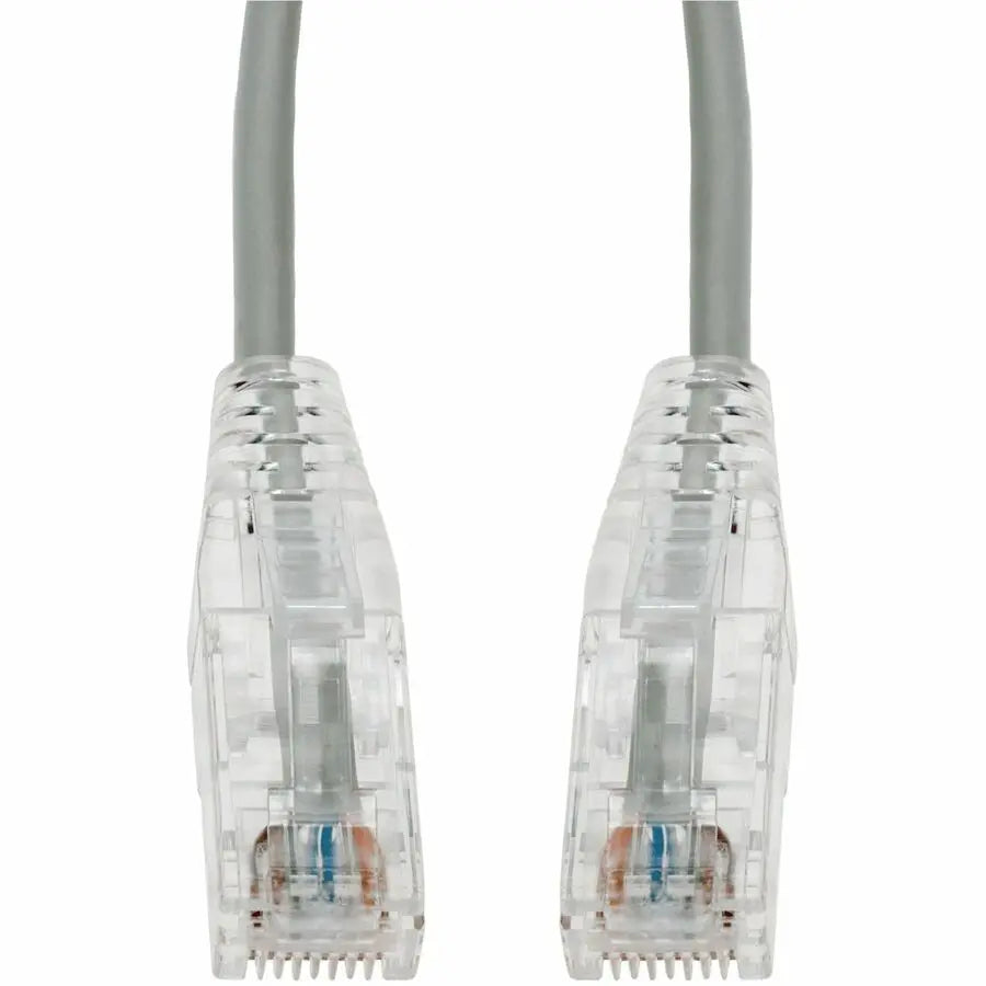 ADDON 20ft Gray CAT 6A Slim PVC Ethernet Cable Snagless Clear-Claw RJ-45 M/M