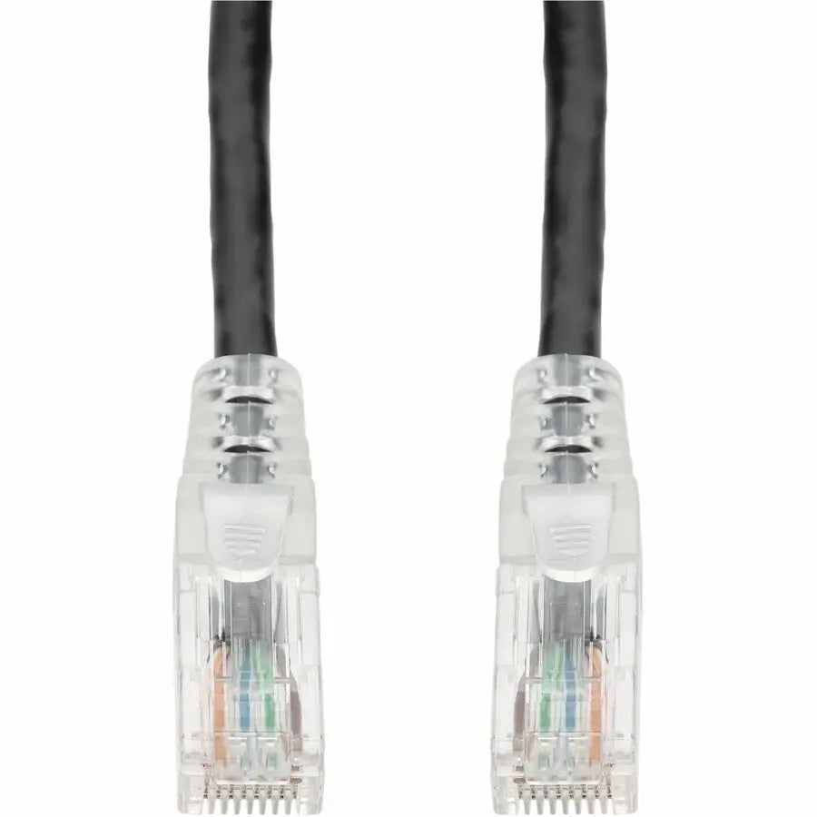AddOn 4ft Black Cat6 PVC Ethernet Cable with Snagless Clear Boot - TAA Compliant RJ-45 Male to Male