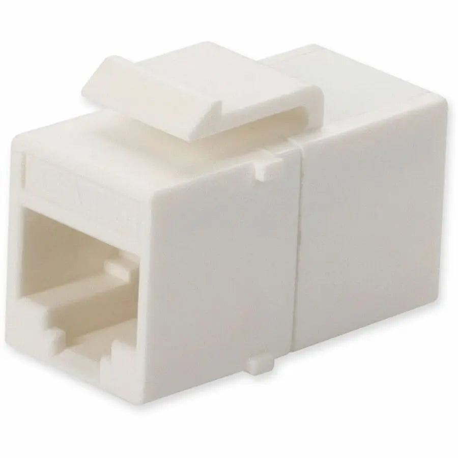 AddOn Cat6 RJ-45 Female to Female Inline Coupler - White Network Adapter (Part #ADD-CAT6CPLR-WE)