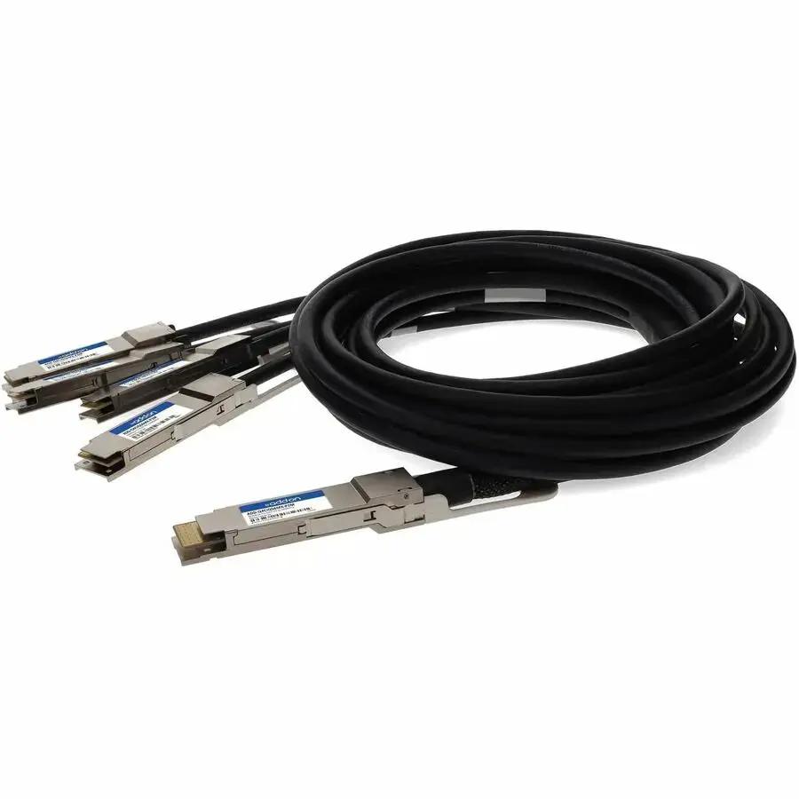 AddOn 400GBase-AOC QSFPDD to 4xQSFP56 Passive Twinaxial Network Cable - 6.6ft (2.0m) for High-Speed Data Transfer by ADDON