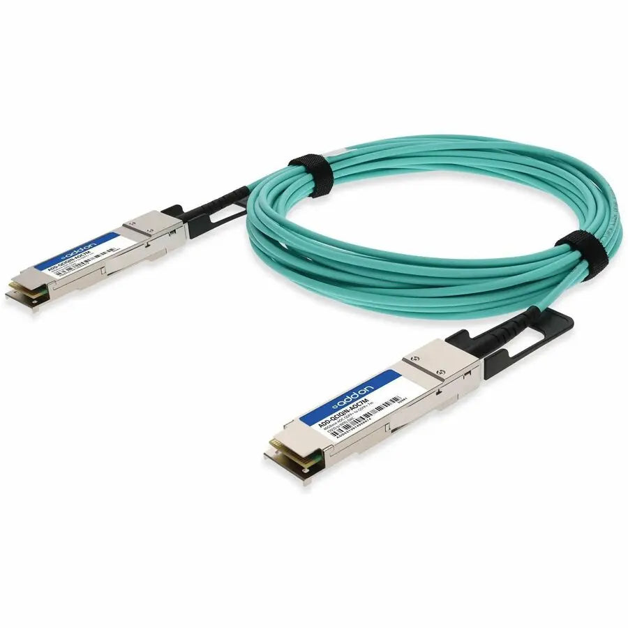AddOn Cisco QSFP+ AOC7M Active Optical Network Cable - 7 Meter (23 ft) for High-Speed Data Transmission