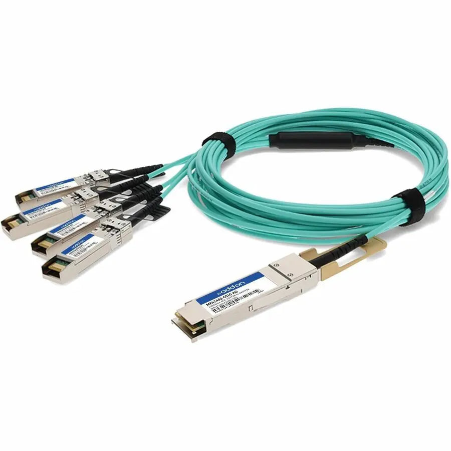 AddOn Mellanox MFA7A50-C010-AO 100GBase-AOC QSFP28 to 4xSFP28 Fiber Optic Network Cable