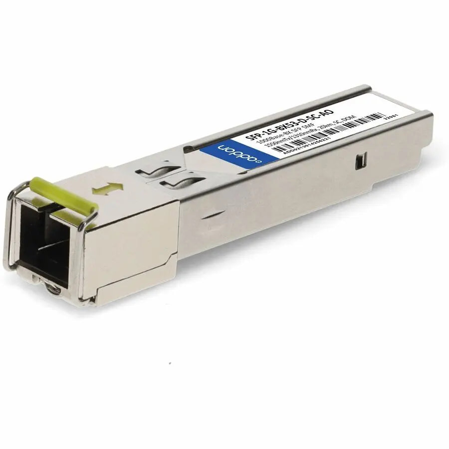 AddOn SFP-1G-BX53-D-SC-AO MSA Compliant 1000Base-BX SFP Transceiver for Long-Range Fiber Optic Networks