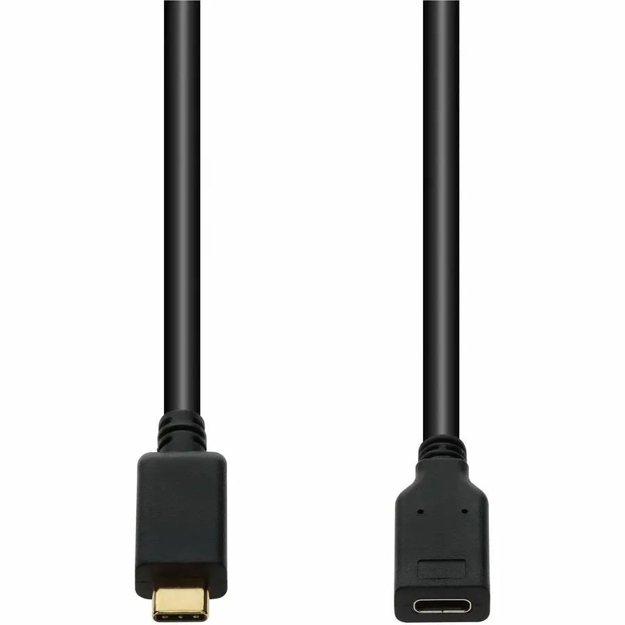 AddOn USB-C Data Transfer Cable (Part Number: USBC312USBC31MF10) - 10ft Black USB 3.1 (C) to USB 3.1 (C) Cable for Fast Data Transfer