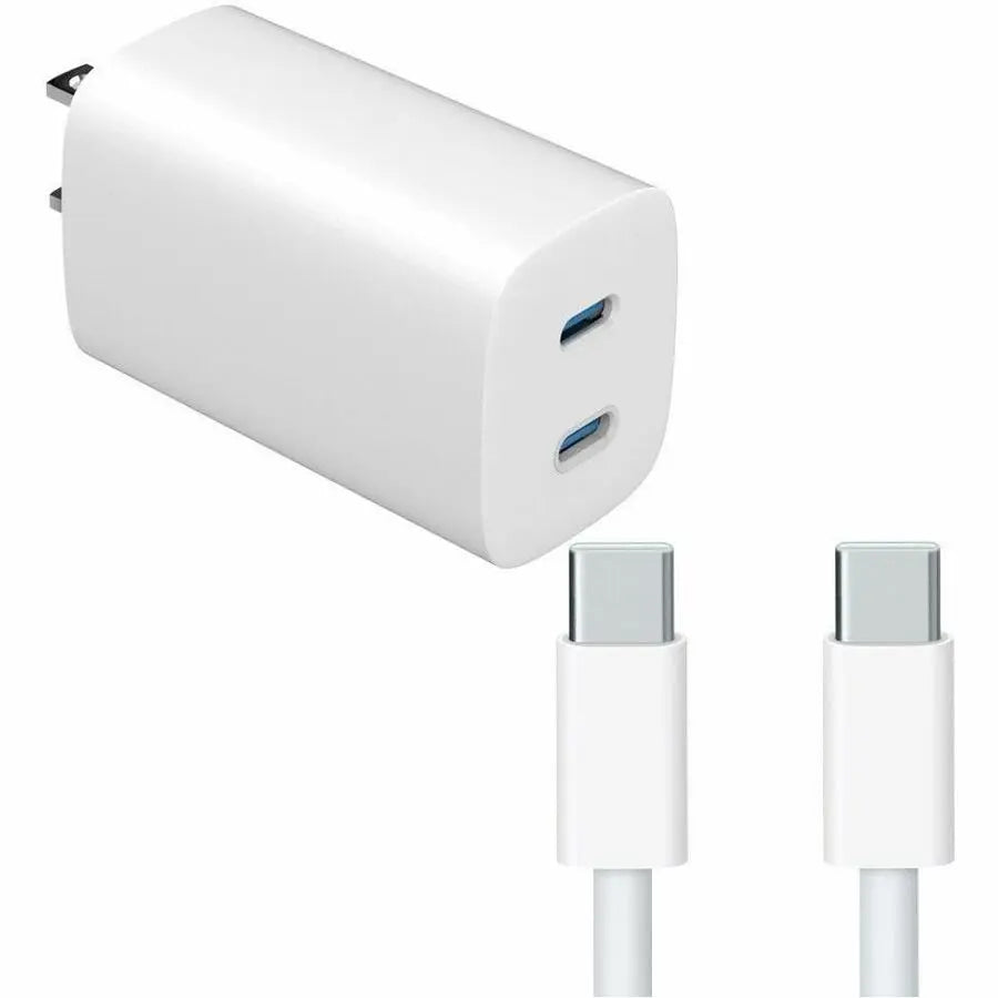 4XEM 45W USB-C GaN Laptop Charging Kit with 6ft Cable - White