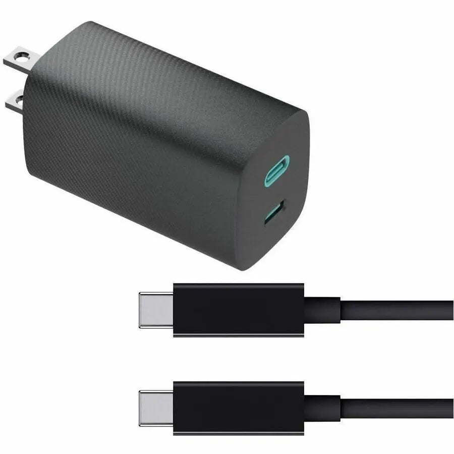 4XEM 45W USB-C to USB-C GaN Charging Kit with 10ft Cable - Black