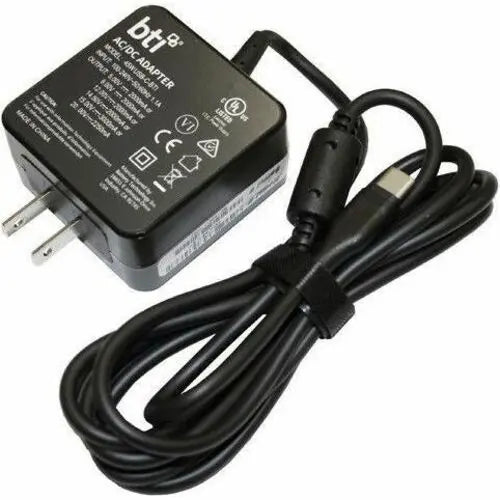 Battery Technology Inc. KP-04503-007 USB-C 45W Power Adapter for Chromebook and Portable Devices