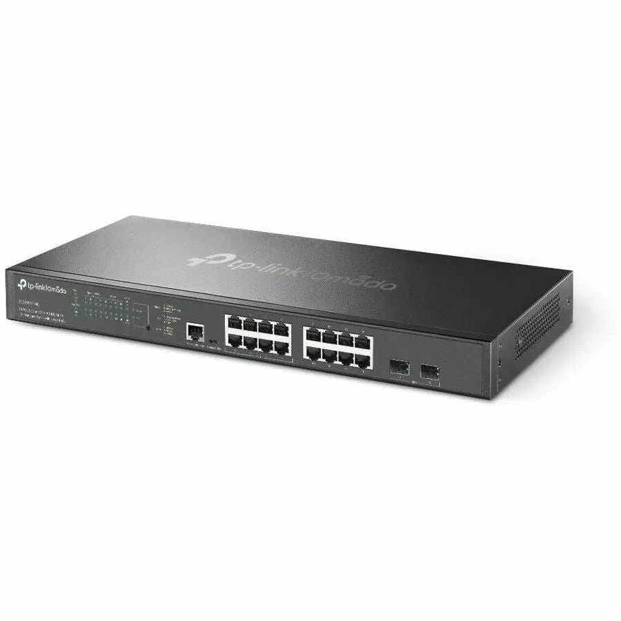 TP-Link Omada SG3218XPM2 16-Port 2.5G and 2-Port 10G SFP+ Managed Switch with PoE+