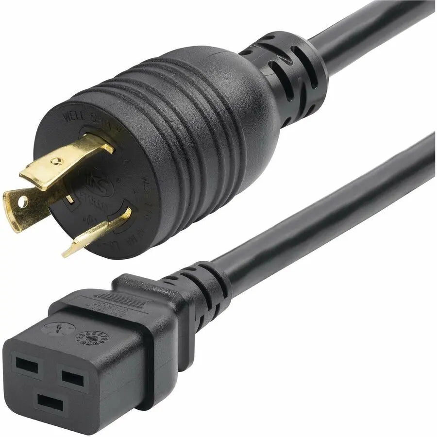 StarTech.com 6ft Heavy Duty Power Extension Cord with Twist-Lock NEMA L6-20P to IEC 60320 C19 Connector