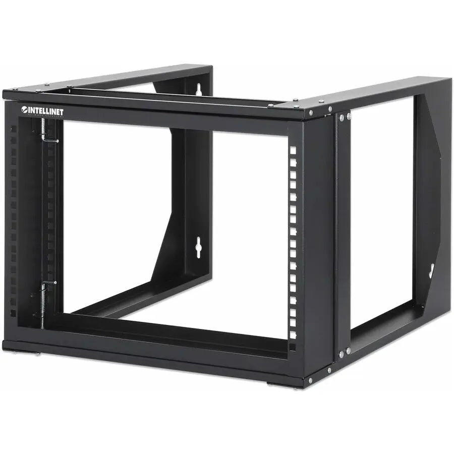 Manhattan 19" Wall Mount Open Frame Network Rack, 6U with Front-Hinged Swing Frame