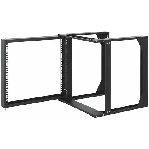 Manhattan 19" Wall Mount 2-Post Open Frame Network Rack, 9U - Space-Saving, Easy Access, Durable Steel Construction