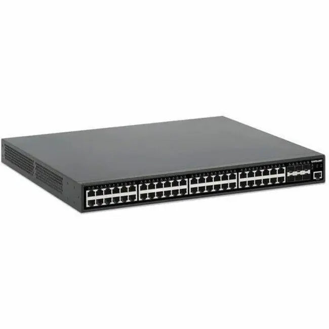 Intellinet 54-Port Gigabit Ethernet PoE+ Layer 2+ Managed Switch with 6 10G Uplinks - Model 561969