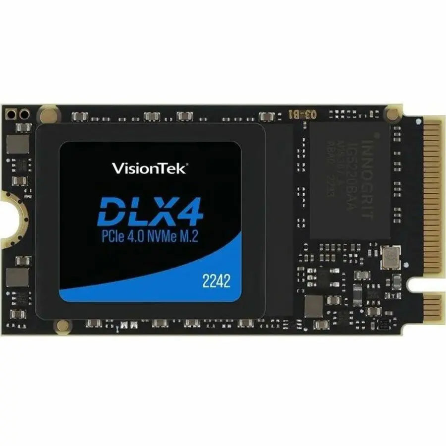 VisionTek DLX4 512GB M.2 NVMe PCIe 4.0 x4 SSD with Opal 2.0 Encryption