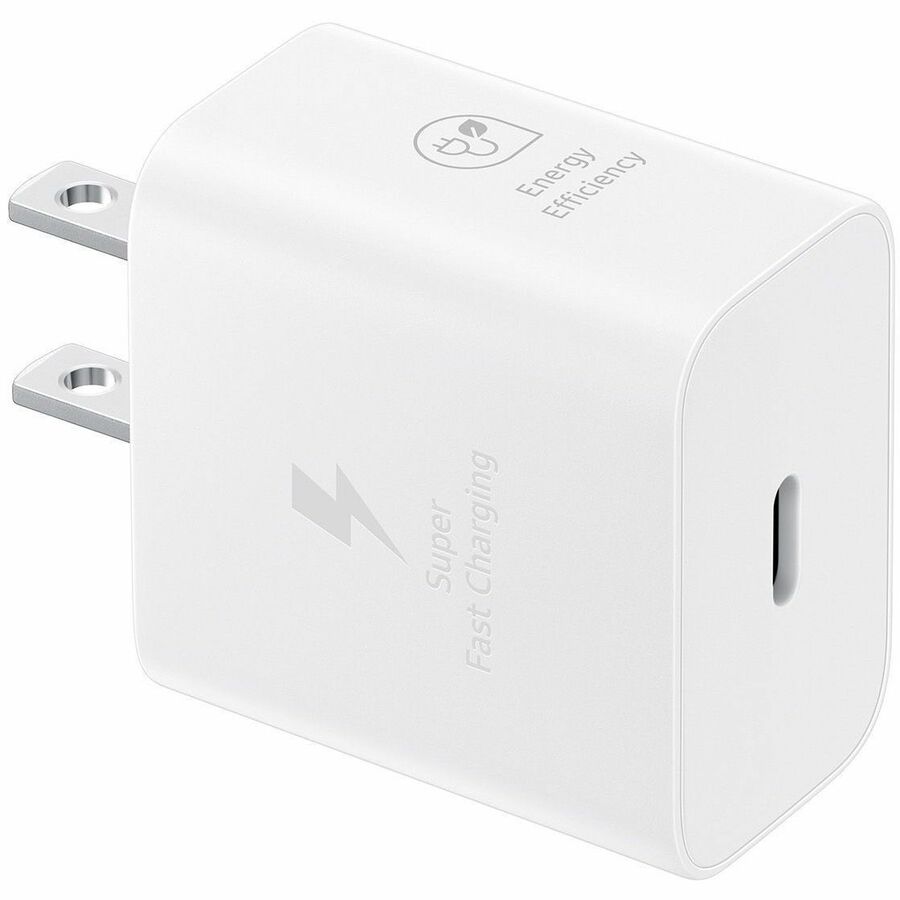 Samsung 25W USB-C PD Power Adapter, White, EP-T2510NWEGUS
