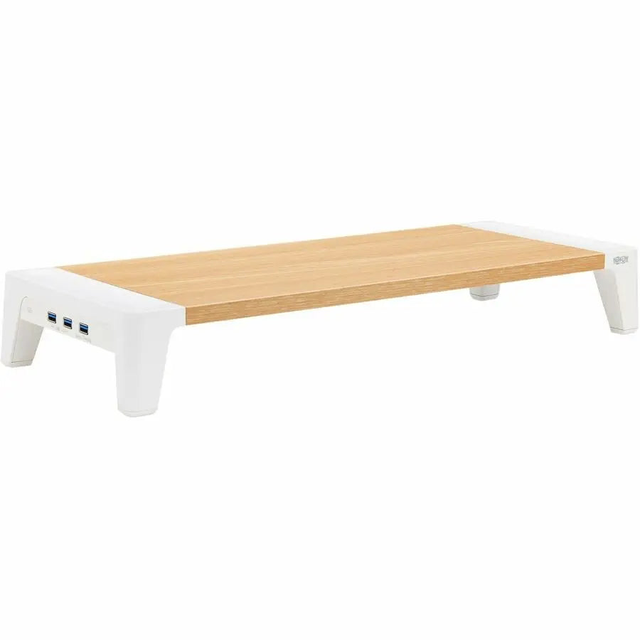 Eaton Tripp Lite Series MR229USB Monitor Riser with USB Charging Ports and Wooden Top