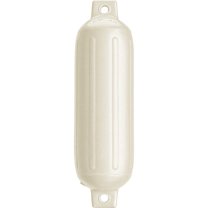 Polyform U.S. G-3 Twin Eye Fender 5.5 x 19 inches in Metallic White