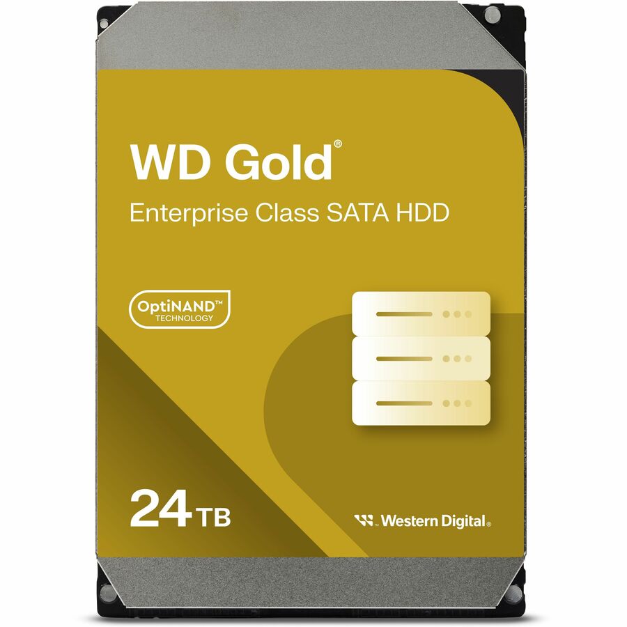 WD Gold 24TB Enterprise-Class SATA Internal Hard Drive, 3.5-Inch, 512MB Cache - WD241KRYZ
