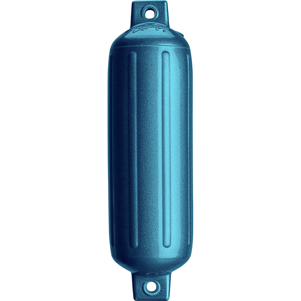 Polyform U.S. G-4 Twin Eye Fender 6.5 x 22 inches - Metallic Blue