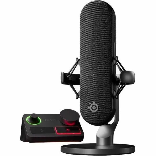 SteelSeries Alias Pro Microphone with XLR Stream Mixer for Live Streaming and Gaming