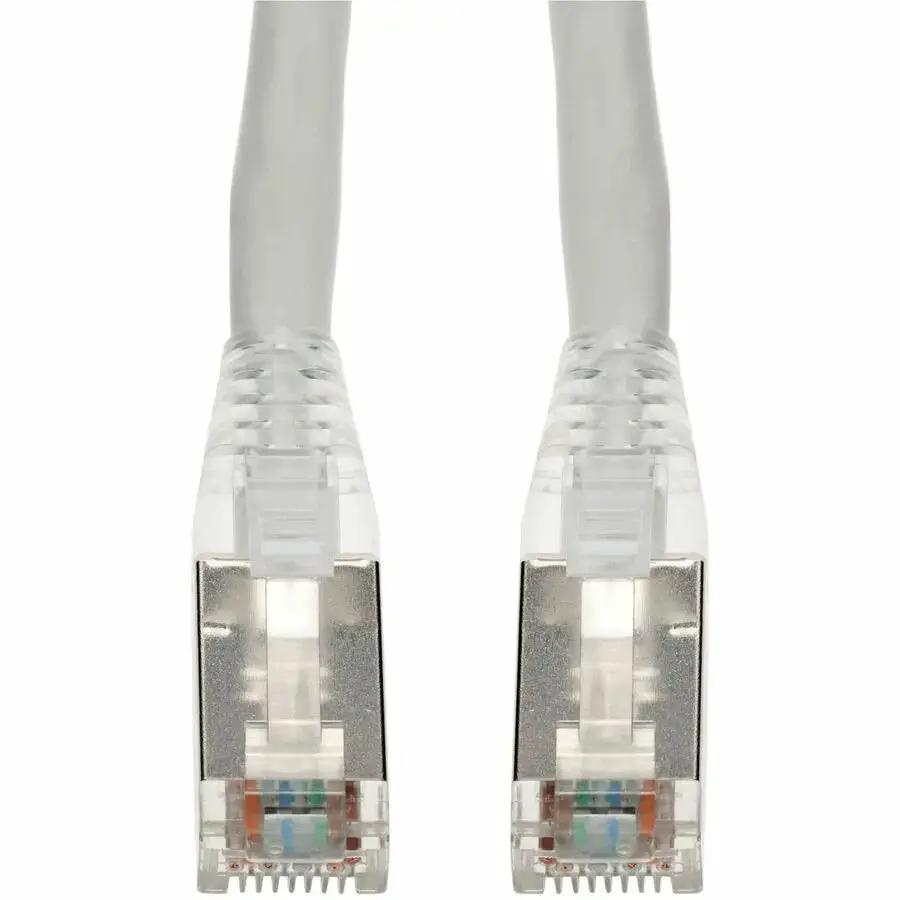 AddOn 6ft White CAT 6A Shielded PVC Ethernet Cable Snagless RJ-45 M/M by ADDON