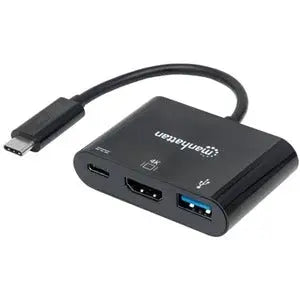 Manhattan SuperSpeed USB-C to HDMI Docking Converter with USB 3.0 Ports