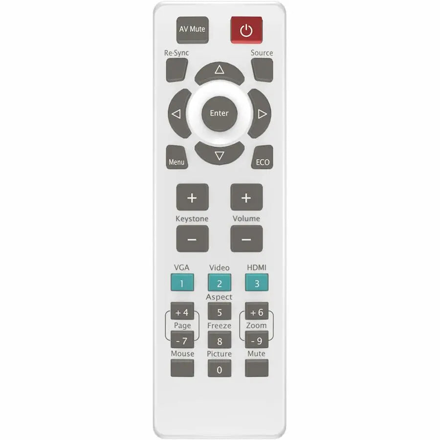 ScreenPlay SPREMOTE White Remote Control for InFocus Vista and Genesis Projectors