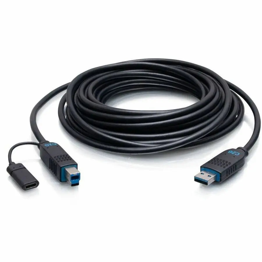LEGRAND AV - C2G 25ft USB 3.2 Gen 2 Performance Fiber Optic Data Transfer Cable