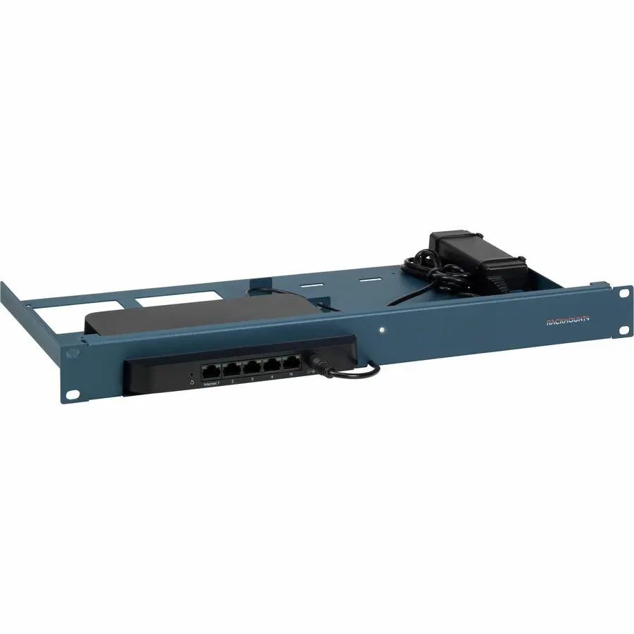 RACKMOUNT.IT Cisrack Rackmount Kit for Cisco Desktop Appliances – Metallic Blue, 1U Rack Space