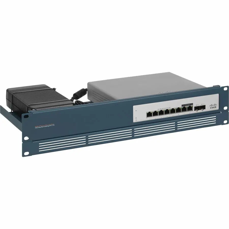 RACKMOUNT.IT RM-CI-T18 Rackmount Kit for Cisco Desktop Appliances – Metallic Blue