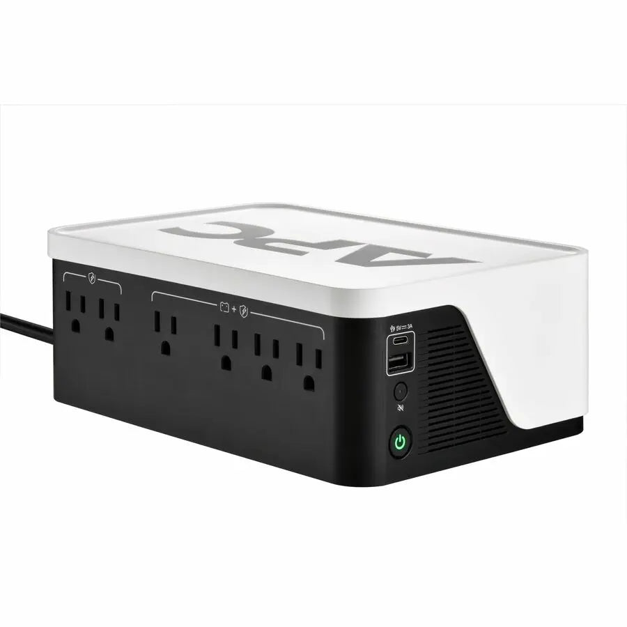 APC Back-UPS, 700VA/420W, Floor/Wall Mount, 120V, 6x NEMA 5-15R outlets, USB Type A + C Ports, Battery is not user replaceable