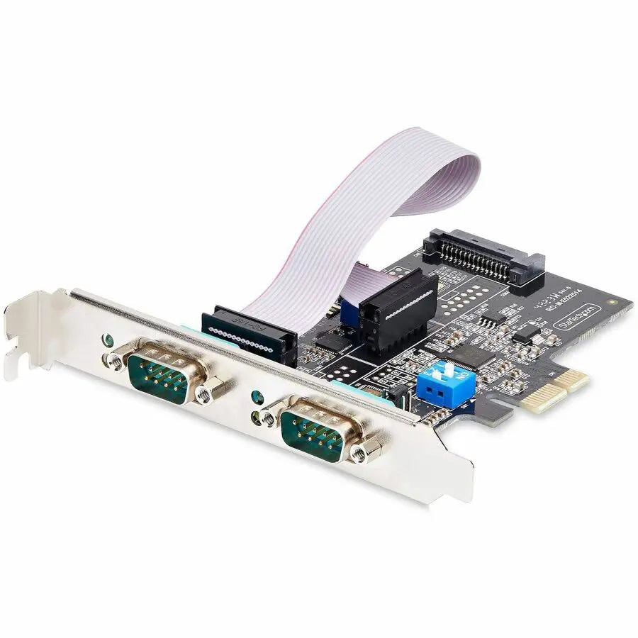 StarTech.com 2-Port Serial PCIe Card - Support for RS-232, RS-422, and RS-485