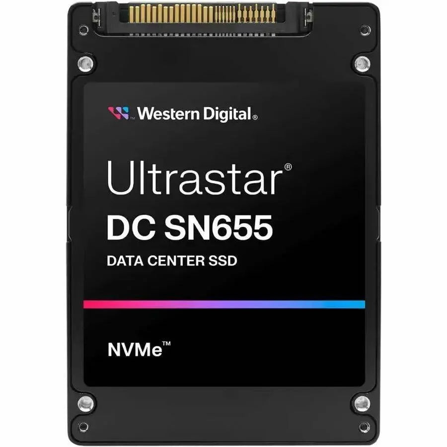 Western Digital Ultrastar DC SN655 NVMe SSD - 15.36TB U.3 15 mm Internal Drive for Enterprise and Data Center Use