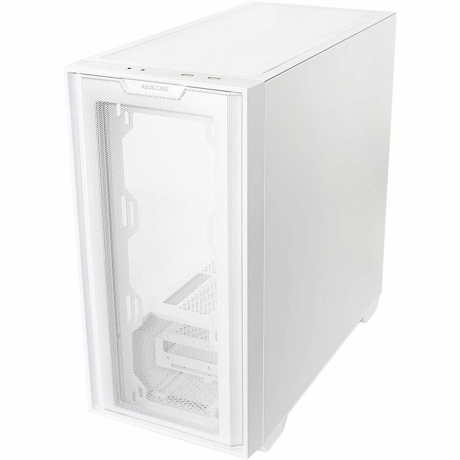 Asus A21 ASUS CASE/WHT White Gaming Computer Case with Mesh Design and High Airflow Support